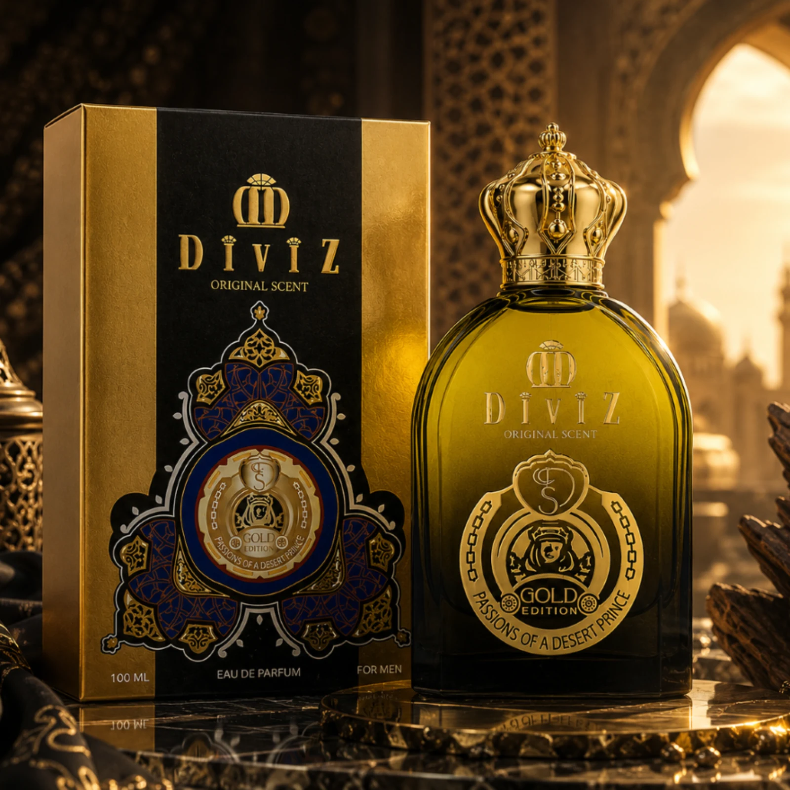 ادکلن شیخ گلد ادیشن مردانه Shaik Opulent Gold Edition for Men حجم 100 میل