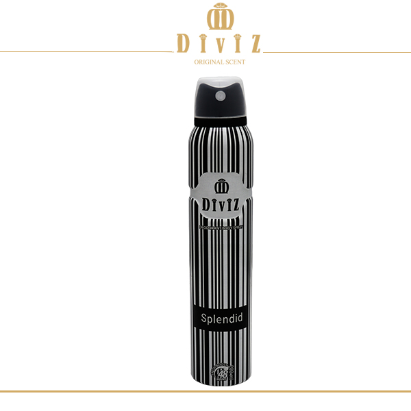 اسپری دئودورانت سریس اسپلندور بلک مردانه | Splendor Black spray deodorant for Men (200 میل)