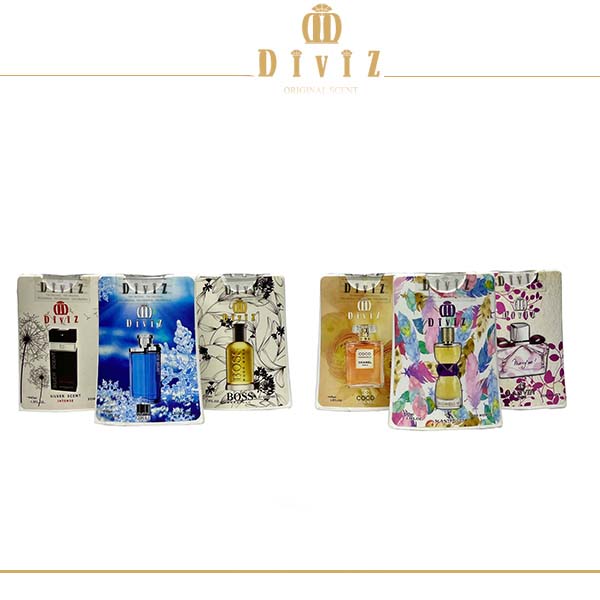 پک 6 عددی عطر جیبی زنانه و مردانه کد 3 (45 میلی لیتر )