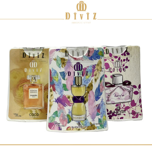 پک 6 عددی عطر جیبی زنانه و مردانه کد 3 (45 میلی لیتر )