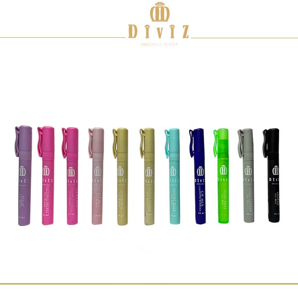 پک 10 عددی عطر جیبی زنانه و مردانه (10 میلی لیتر )